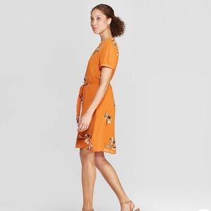 Orange summer dress